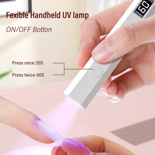 Lampe UV LED Mini Portable — Séchage 60s 💡